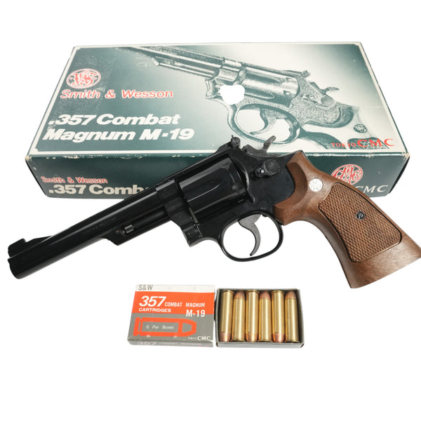 【中古】CMC S&W M-19 6インチ モデルガン