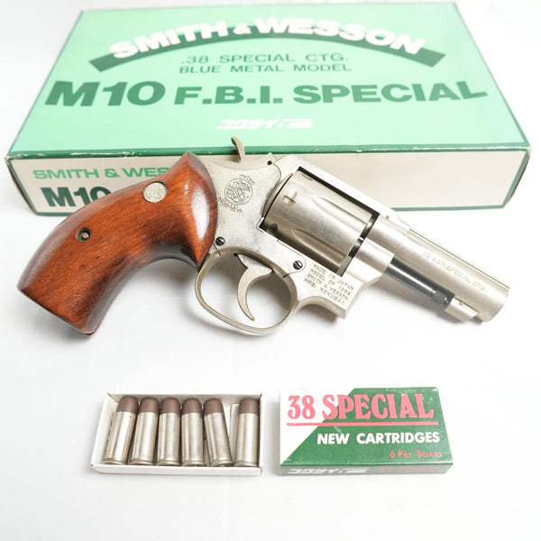 【中古】コクサイ S&W M10 FBI スペシャル 3インチ 木製グリップ モデルガン - ARMZ CITY モデルガン専門店