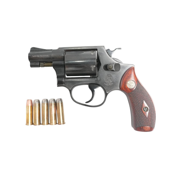 【中古】コクサイ S&W M36 チーフスペシャル モデルガン HW 木製グリップ