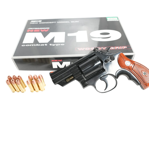 【中古】コクサイ M19 2.5インチ ウッディグリップ モデルガン