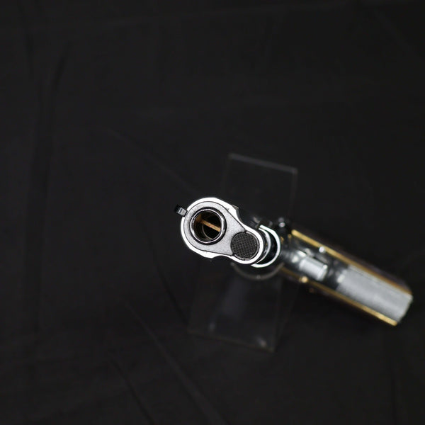 【中古】ウエスタンアームズ WA MGC コンバットカスタム モデルガン M1911A1 シルバー パールグリップ