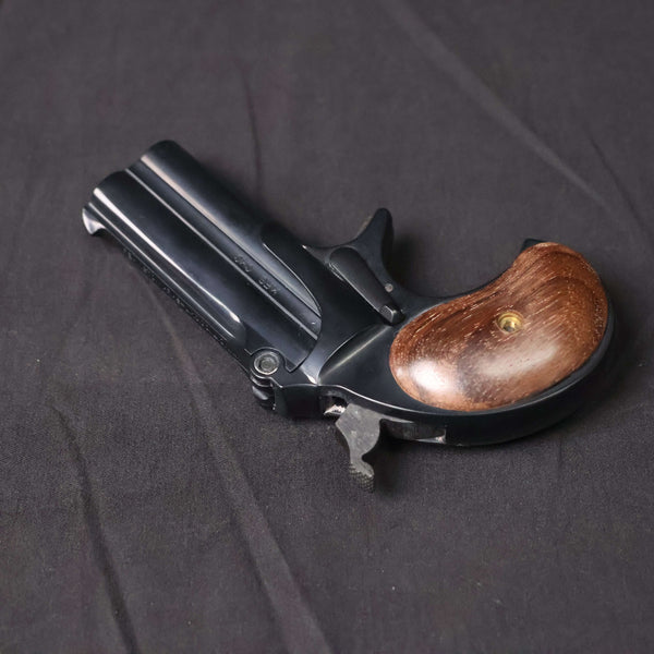 【中古】CMC デリンジャー モデルガン 木製グリップ