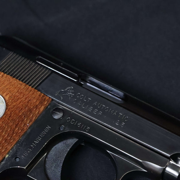 【中古】マルシン コルト 25 ポケット オート モデルガン 木製グリップ メタルフィニッシュ