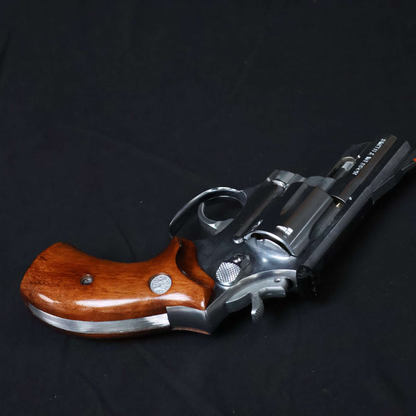 【中古】コクサイ S&W M66 M19 モデルガン 357マグナム 木製グリップ