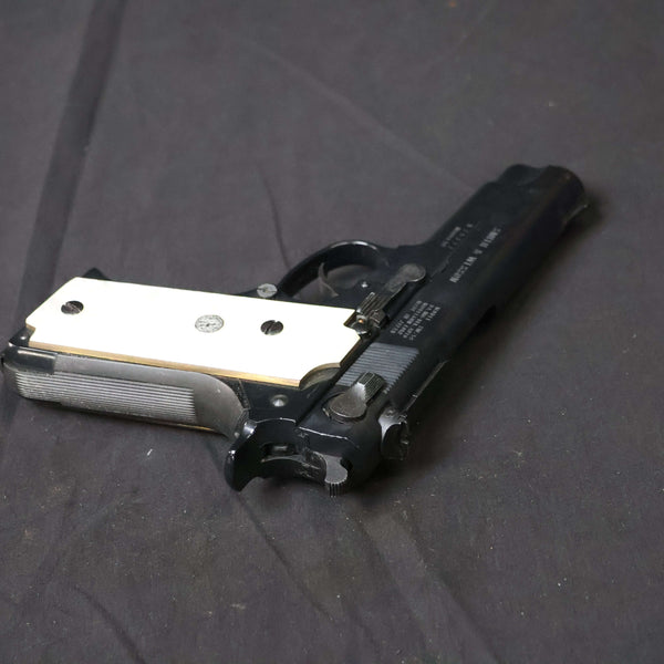 【中古】MGC S&W M59 モデルガン WA 真鍮 パールグリップ