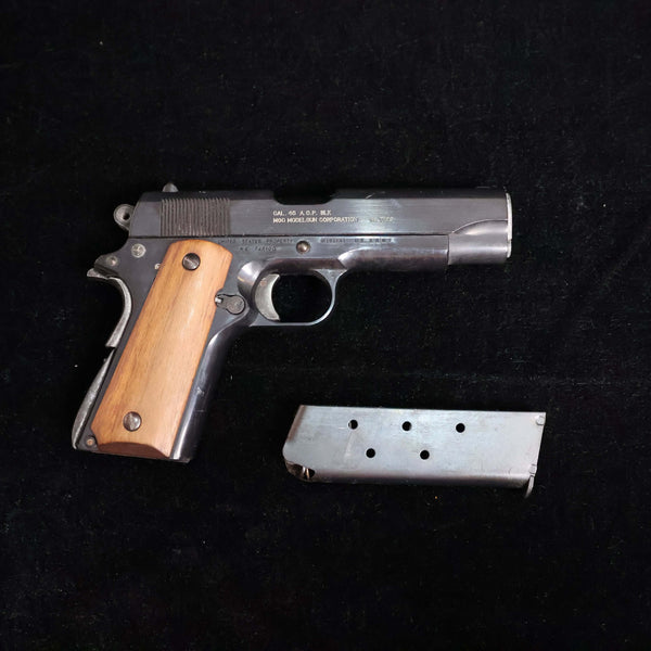 【中古】MGC コルト M1911 A1 モデルガン 木製グリップ