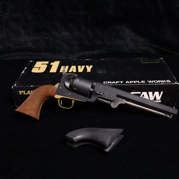 【中古】CAW コルト M1851 NAVY モデルガン HW 木製グリップ