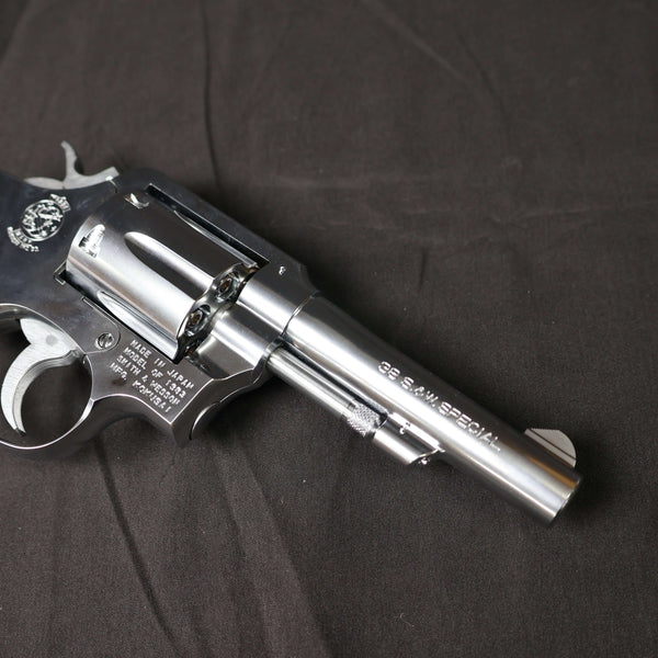 【中古】コクサイ S&W M10 M64 M&P シルバー 木製グリップ モデルガン