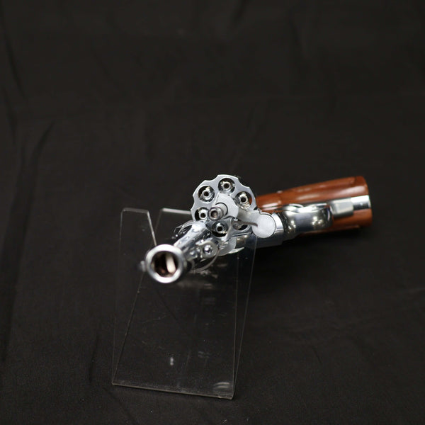 【中古】コクサイ S&W M10 M64 M&P シルバー 木製グリップ モデルガン