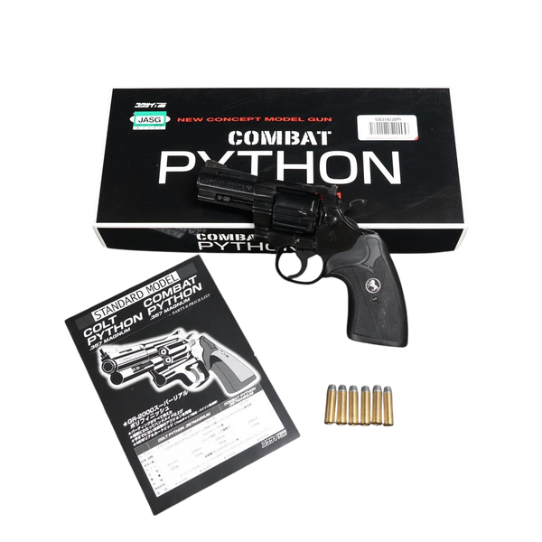 【中古】コクサイ コルト コンバット パイソン 357マグナム モデルガン COMBAT PYTHON