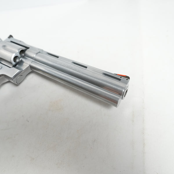 【中古】コクサイ コルトパイソン 6in スーパーステンレス  モデルガン