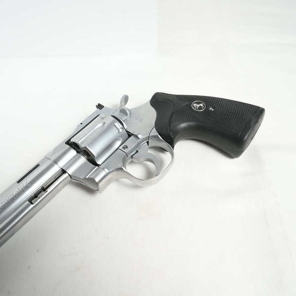 【中古】コクサイ コルトパイソン 6in スーパーステンレス  モデルガン