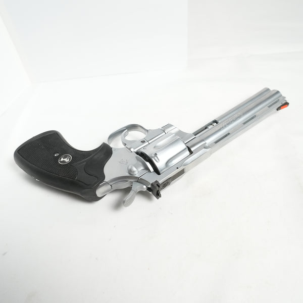 【中古】コクサイ コルトパイソン 6in スーパーステンレス  モデルガン
