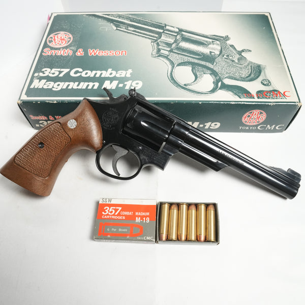 【中古】CMC S&W M-19 ６インチ モデルガン