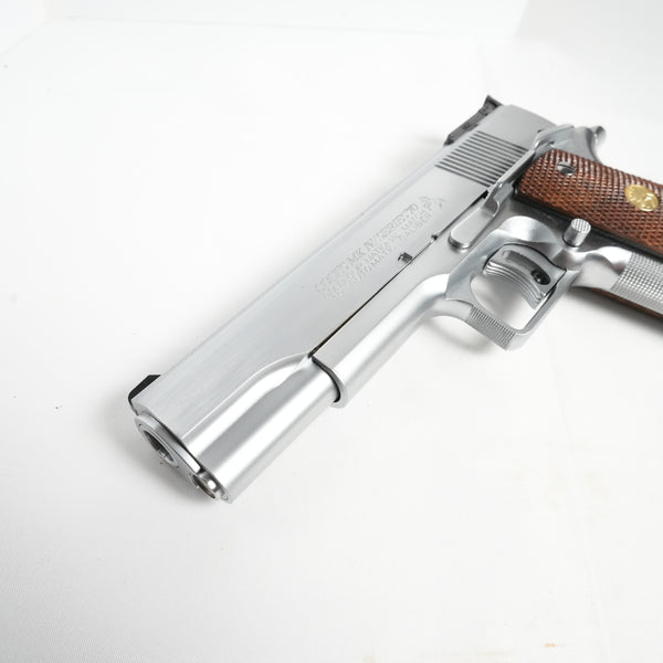 【中古】MGC ホーグ ゴールドカップ ナショナルマッチ シルバー モデルガン - ARMZ CITY モデルガン専門店