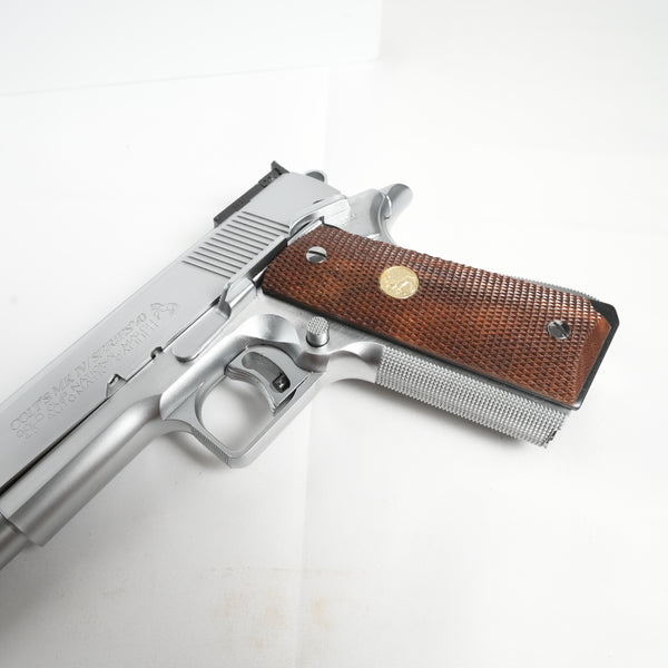 【中古】MGC ホーグ ゴールドカップ ナショナルマッチ シルバー モデルガン - ARMZ CITY モデルガン専門店