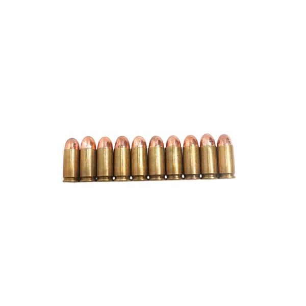 【中古】9mm ルガー ダミーカートリッジ