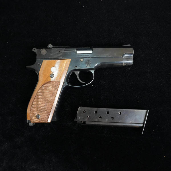 【中古】マルシン S&W M39-2 モデルガン 木製グリップ