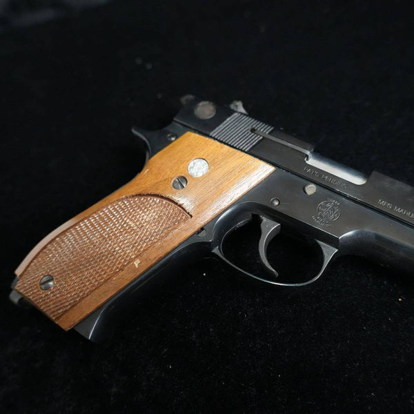 【中古】マルシン S&W M39-2 モデルガン 木製グリップ