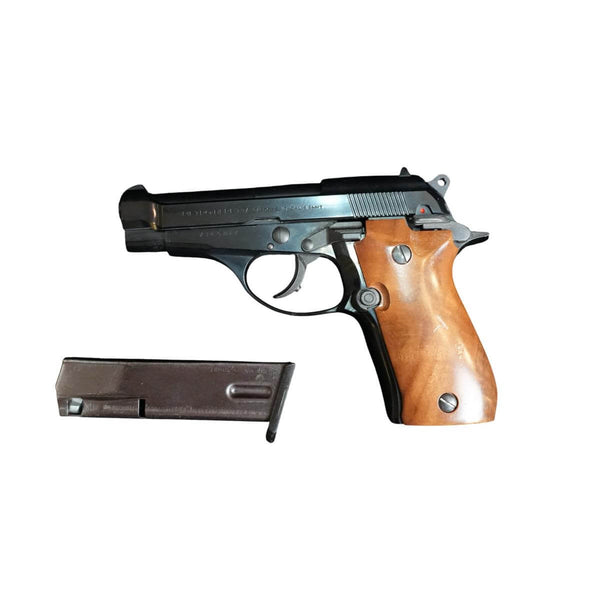 【中古】マルシン ベレッタ M84  モデルガン 木製グリップ