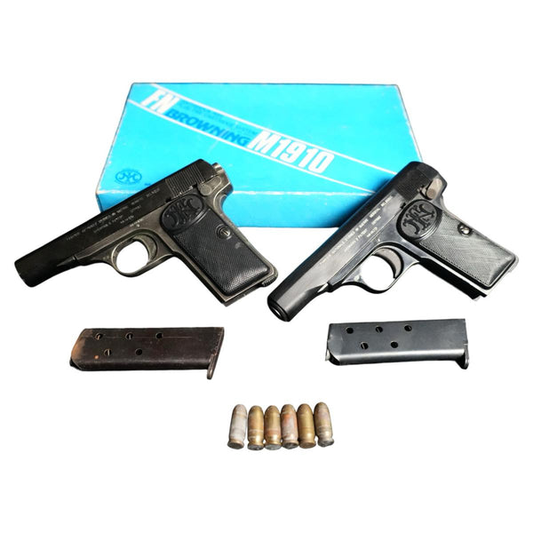 【中古】マルシン ブローニング M1910 モデルガン メタルフィニッシュ ジャンクセット