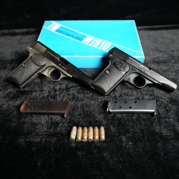 【中古】マルシン ブローニング M1910 モデルガン メタルフィニッシュ ジャンクセット