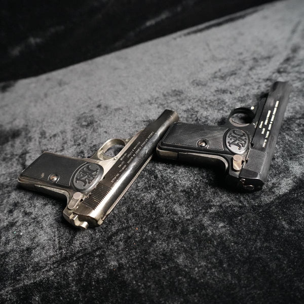 【中古】マルシン ブローニング M1910 モデルガン メタルフィニッシュ ジャンクセット