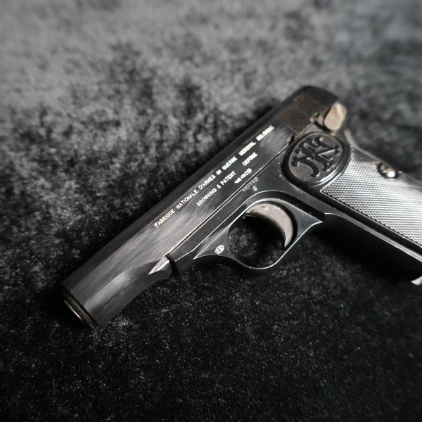 【中古】マルシン ブローニング M1910 モデルガン メタルフィニッシュ ジャンクセット