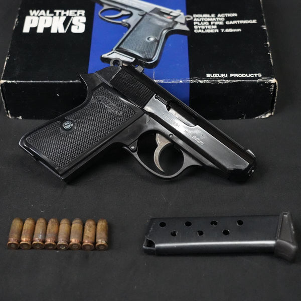 【中古】SUZUKI ワルサー PPk/s モデルガン