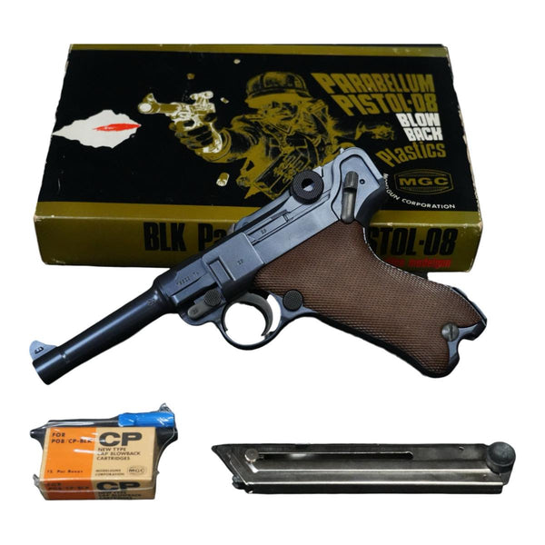 【中古】MGC ルガー P08 モデルガン  ブルー塗装