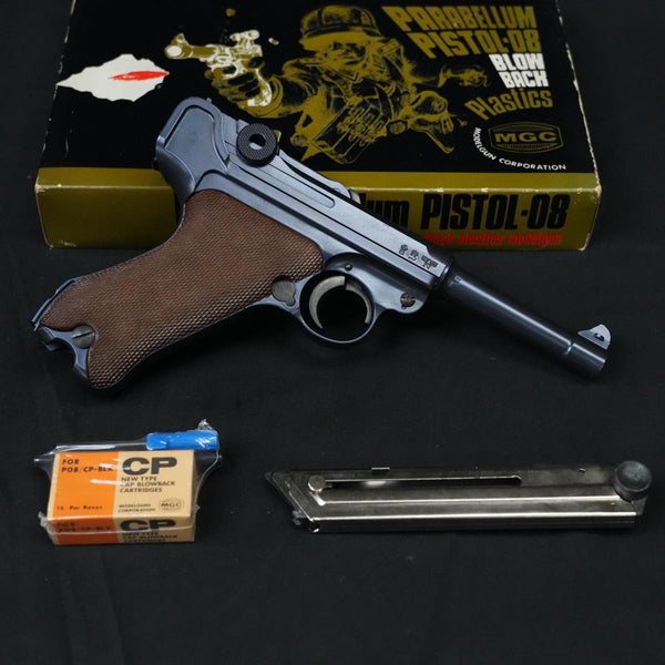 【中古】MGC ルガー P08 モデルガン  ブルー塗装