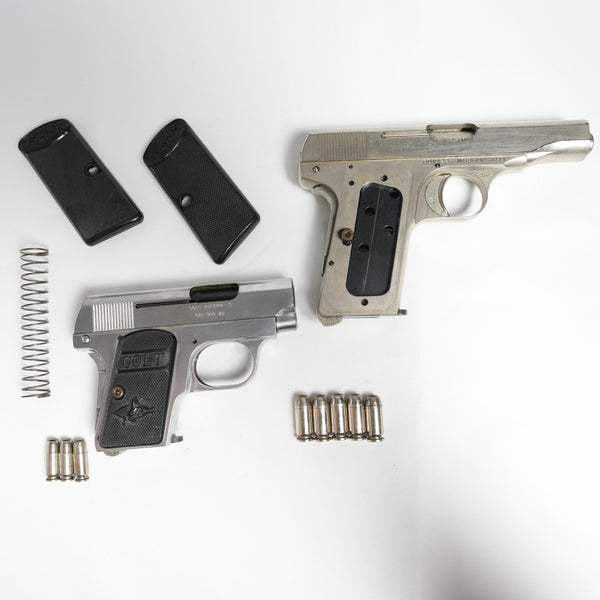 【中古】コクサイ コルト25オート ブローニングM1910 2丁セット ジャンク - ARMZ CITY モデルガン専門店