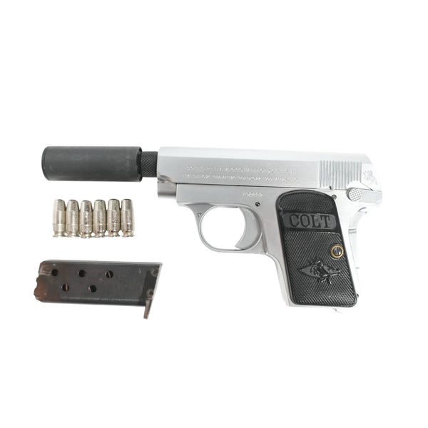 【中古】コクサイ コルトポケット.25オート ステンレスモデル モデルガン - ARMZ CITY モデルガン専門店