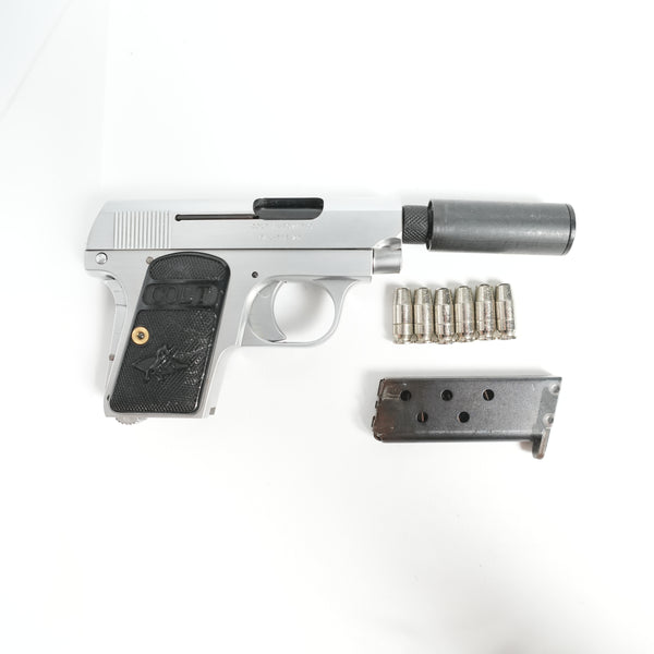 【中古】コクサイ コルトポケット.25オート ステンレスモデル モデルガン - ARMZ CITY モデルガン専門店