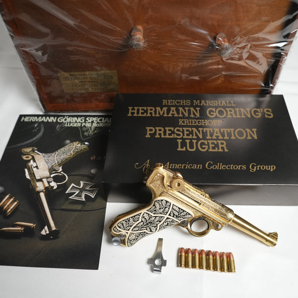 【中古】マルシン ルガー P08 ヘルマン ゲーリングスペシャル  モデルガン