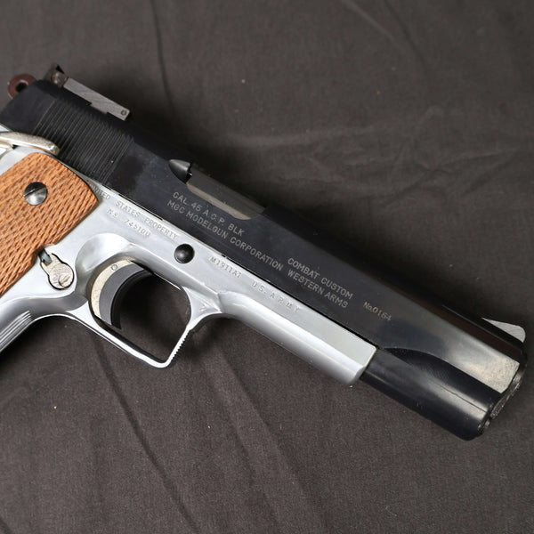 【中古】ウエスタンアームズ WA MGC コンバットカスタム  M1911A1 モデルガン