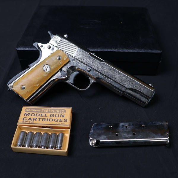 【中古】MGC コルト M1911A1 モデルガン WW2 太平洋戦線記念モデル