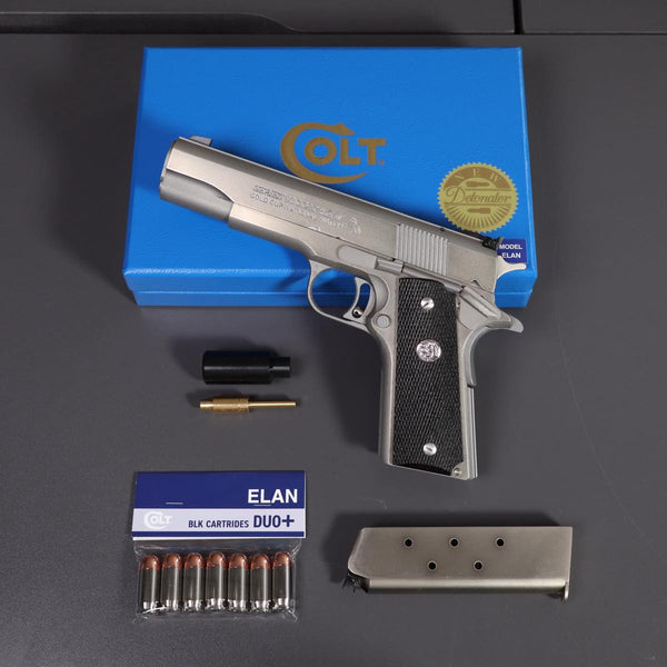 【中古】ELAN エラン コルト マークIV シリーズ80 ナショナルマッチGCNM モデルガン ステンレスモデル 2022年モデル