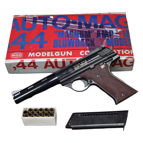 【中古】MGC AUTO MAG .44 AMP MODEL 180 モデルガン