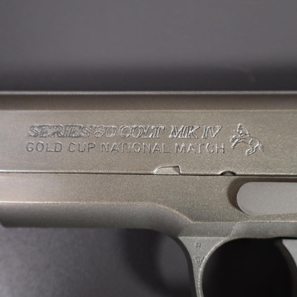 【中古】ELAN エラン コルト マークIV シリーズ80 ナショナルマッチGCNM モデルガン ステンレスモデル 2022年モデル