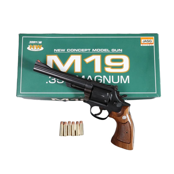 【中古】コクサイ S&W M19 6インチ MHW モデルガン