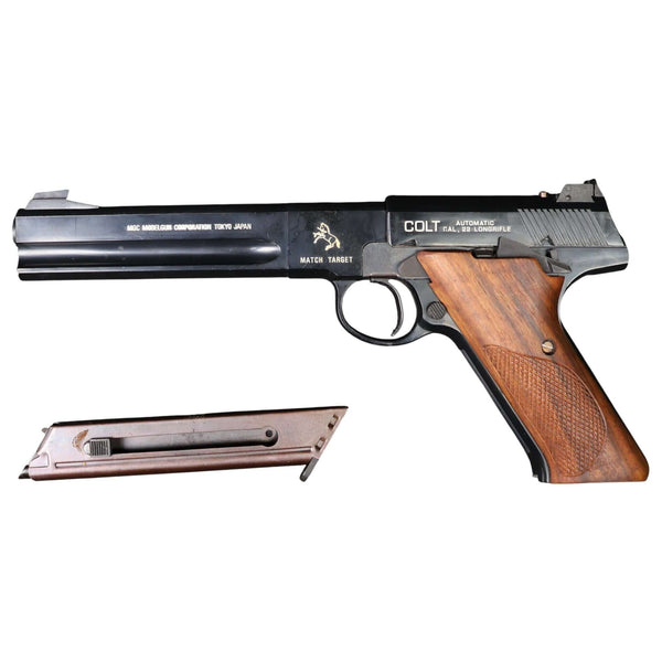 【中古】MGC コルト ウッズマン マッチ ターゲット モデルガン 木製グリップ