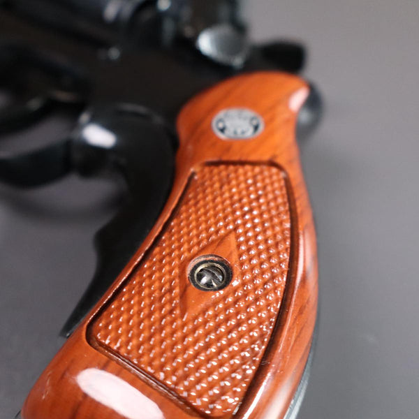 【中古】コクサイ NEW S&W M19 .357MAGNUM combat type WOODY GRIP モデルガン