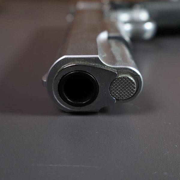 【中古】MGC コルト M1911A1 モデルガンシルバー パックマイヤーグリップ