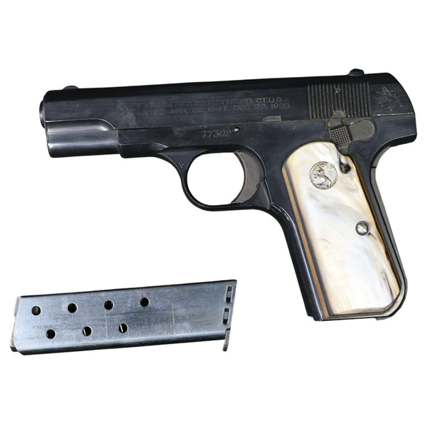 【中古】MGC コルト 32 オート ブラック パールグリップ モデルガン