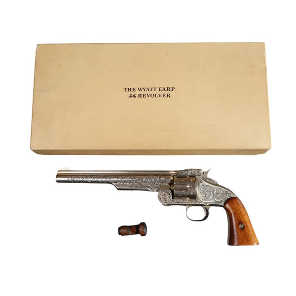 "【中古】フランクリンミント ワイアット・アープ WYATT EARP 44 リボリバー S&W model 3 モデルガン "