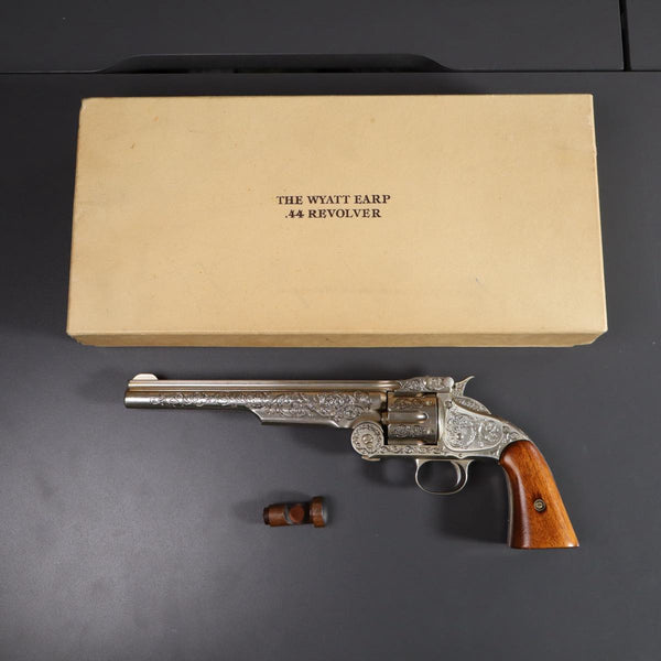 "【中古】フランクリンミント ワイアット・アープ WYATT EARP 44 リボリバー S&W model 3 モデルガン "