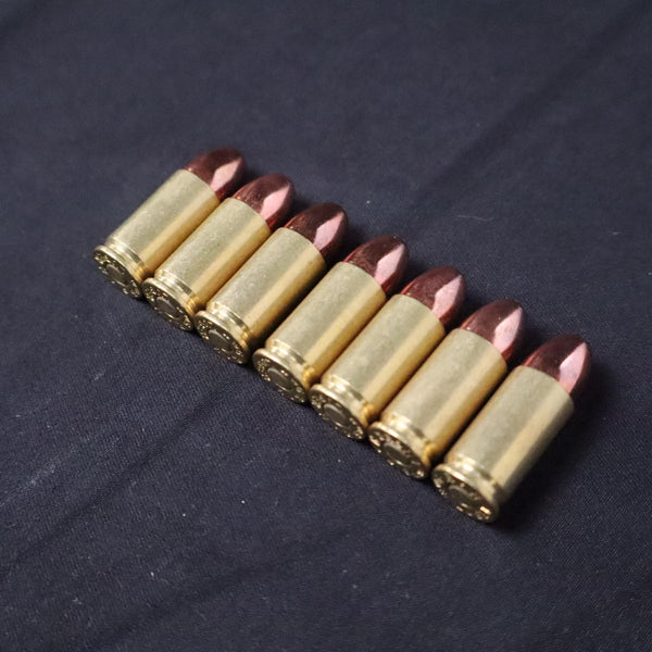 【中古】RIGHT 9mm ルガー リアルダミーカートリッジ 7発 - ARMZ CITY モデルガン専門店