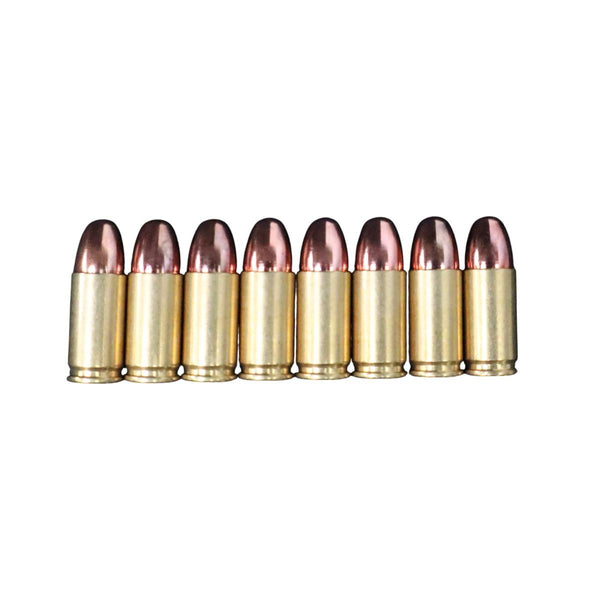 【中古】RIGHT 9mm ルガー リアルダミーカートリッジ 8発 - ARMZ CITY モデルガン専門店