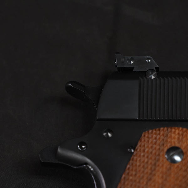 【中古】ELAN エラン 六研 M1911 ナショナルマッチ 戦前 スティーブンス サイト ダミーカート モデルガン